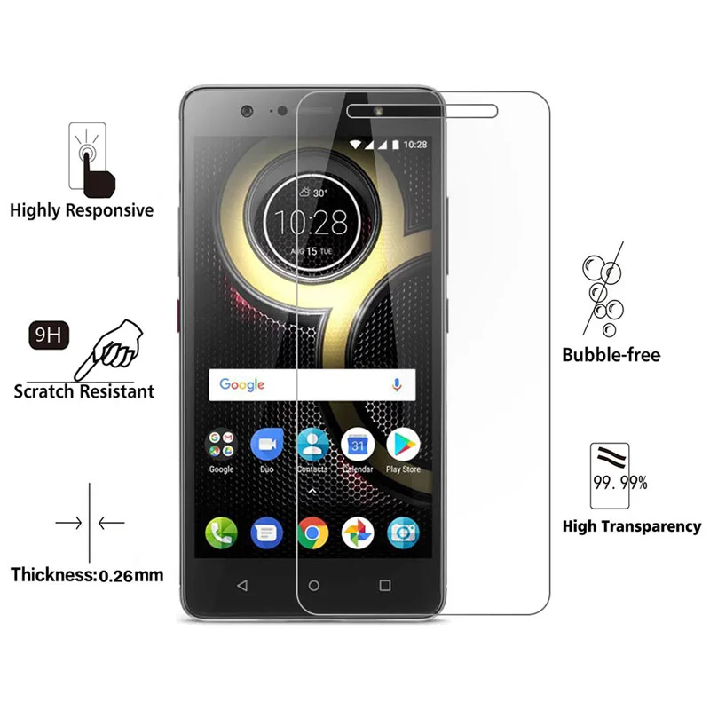 Для Lenovo K8 Note защита из закаленного стекла для Plus GXE 9H Противоударная Защитная