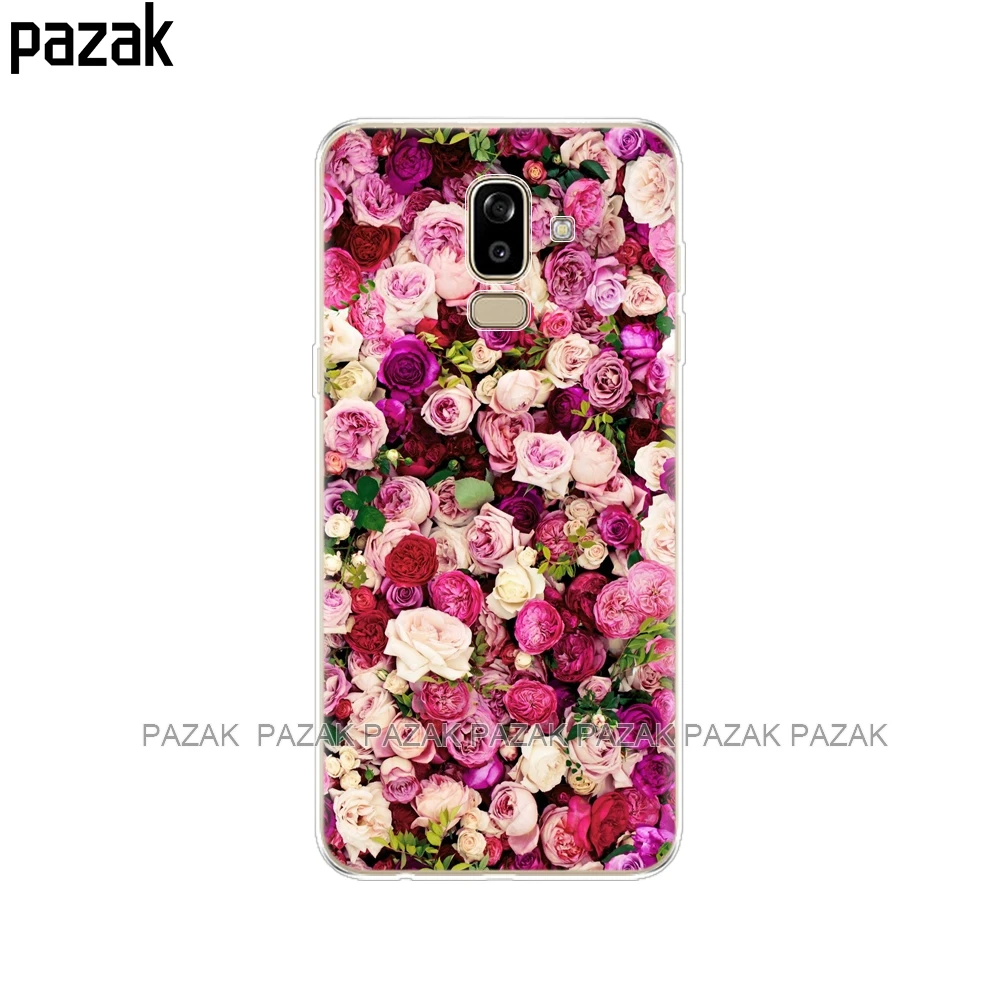 Силиконовый чехол для samsung Galaxy J8 чехол для телефона задняя крышка для samsung Galaxy J8 j810 Funda для samsung J8 coque - Цвет: 61373