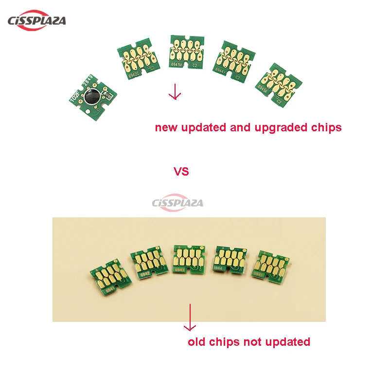 CISSPLAZA 80 комплектов чернильный картридж один раз чип совместимый для epson SureColor T3000