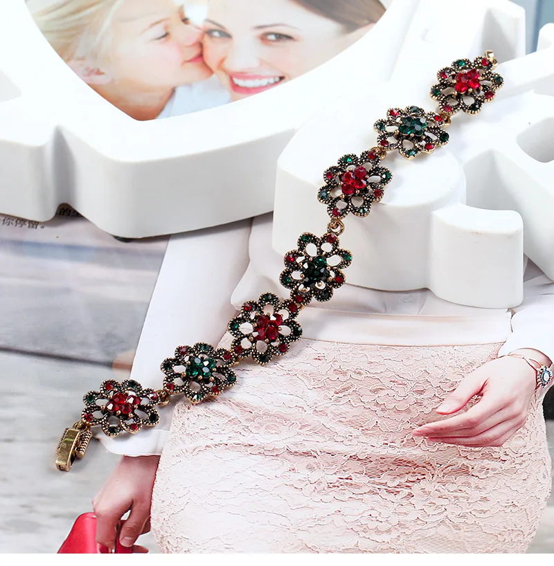 Vintage Ethnic Crystal Bracelets For Women Jewelry and Girls Accessies | Украшения и аксессуары