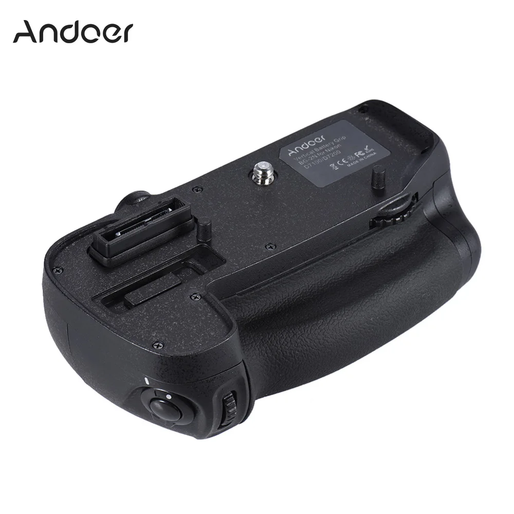 Andoer BG 2N вертикальный Батарейная ручка держатель для Nikon D7100/D7200 DSLR Камера