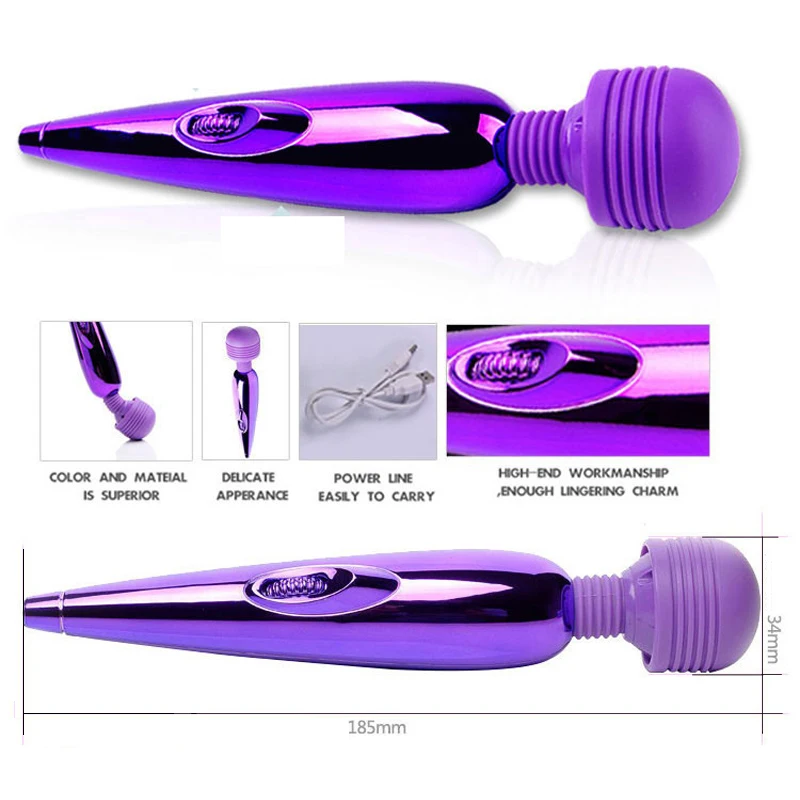 Sex Toys Magic Wand Vibrators AV Massager 60 Speed Bullet Vibrator Clitoris Body Products for Women | Красота и здоровье