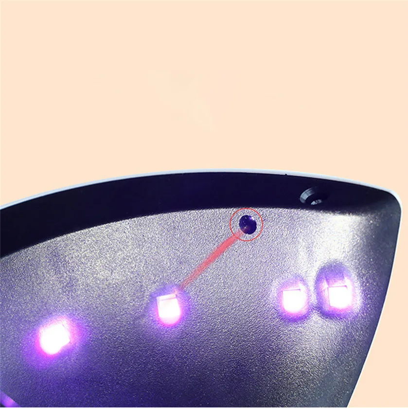 USB 24W LED Drying Curing Machine Tool UV Nail Dryers Light Lamp Polish Gel Machine for Curing UV Nail Gel USB Connector free