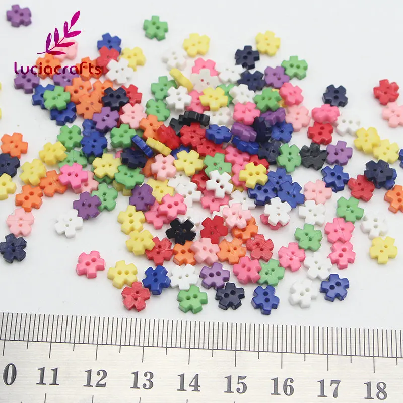 Lucia crafts 50 шт. мульти-форма 2 отверстия пуговицы из полимерной глины для скрапбукинга одежда Декоративная Кнопка DIY Швейные аксессуары E0404