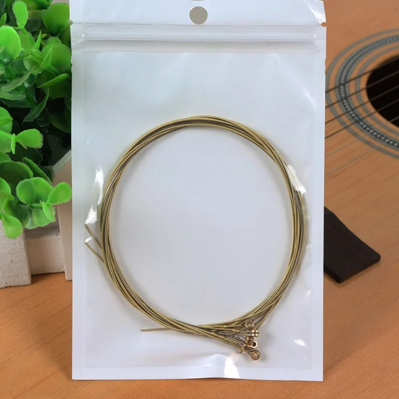 Акустическая гитара 6 шт. проволока из стали гитарный лист для начинающих