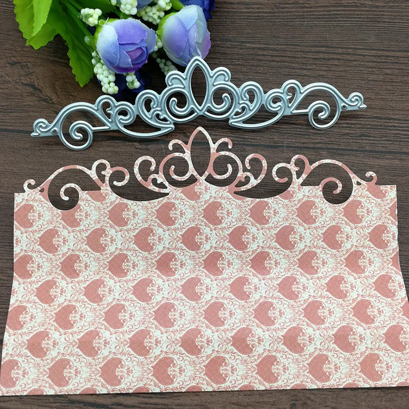 

METAL CUTTING DIES die cut flower spring lace background Scrapbook card diamond embossing stencil template art punch