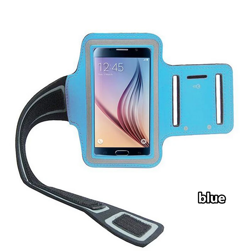 blue SYCASE 5,1 inch Gym чехол для samsung S5 S6 S7 S8 спортивные нарукавная повязка для бега сумка для P10 держатель телефона Универсальный нарукавный спортивный чехол Чехол - Цвет: blue