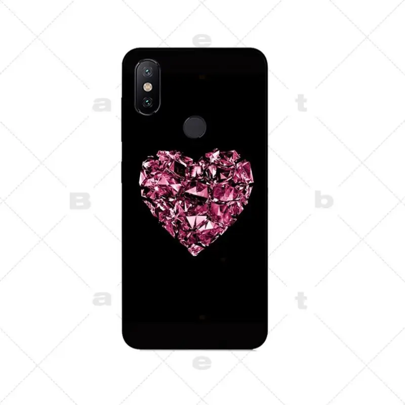 A11 Пайетки в форме сердца DIY роскошные высокого класса протектор чехол для Xiaomi mi6 mi8 Redmi5 Redmi 5 плюс MIX2 MIX2S Max2 max3 - Цвет: A11