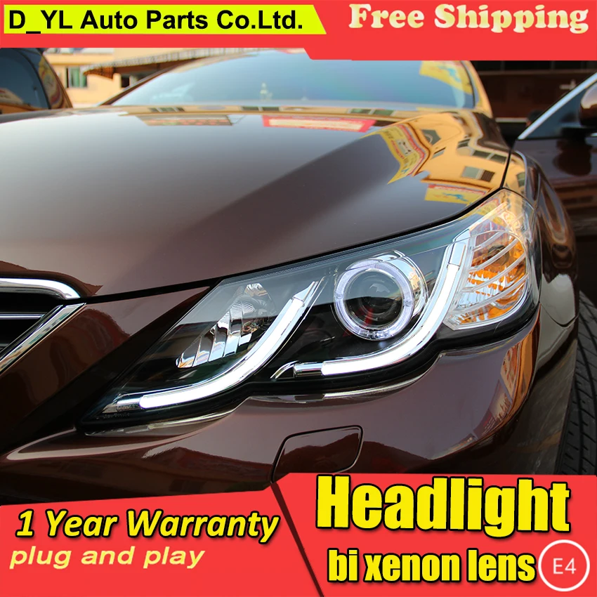 

Car styling for Toyota Reiz LED Headlights 2010-2014 Headlamp assembly Turn lights DRL lens H7 HID xenon bi xenon lens