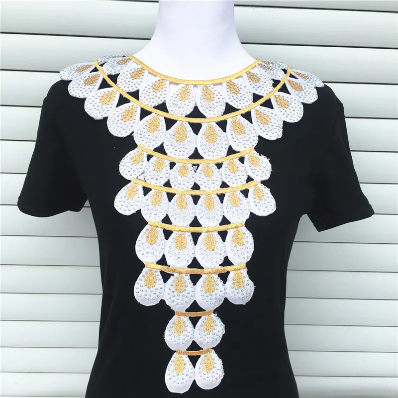 1 шт. кружевной воротник с вышивкой|Кружево| |