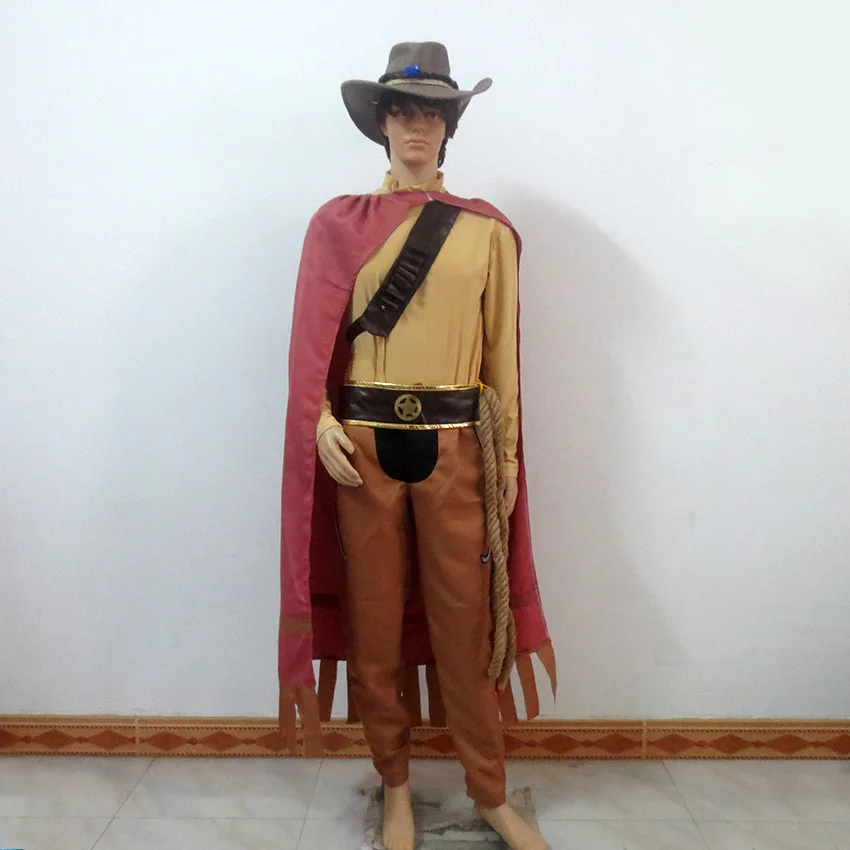 Костюм для косплея LOL Западный ковбойский непредвиденный Yasuo Cos униформа