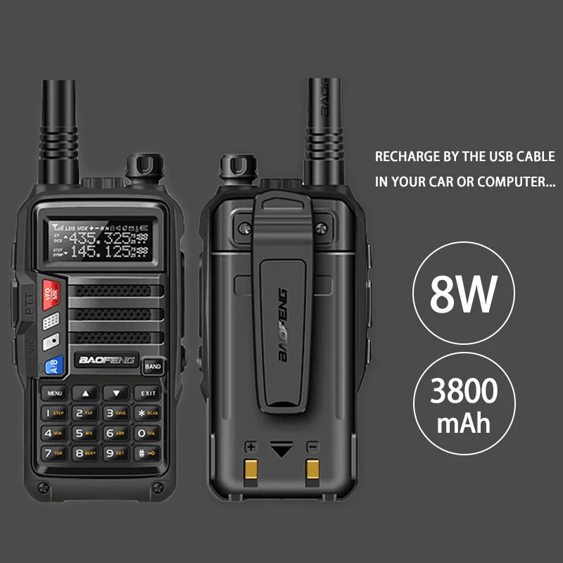 Портативная рация BAOFENG UV S9 8 Вт|Рации| |