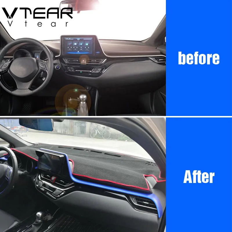 Для Toyota C HR CHR 2017 2018 2019 Приборная панель автомобиля Избегайте светильник pad