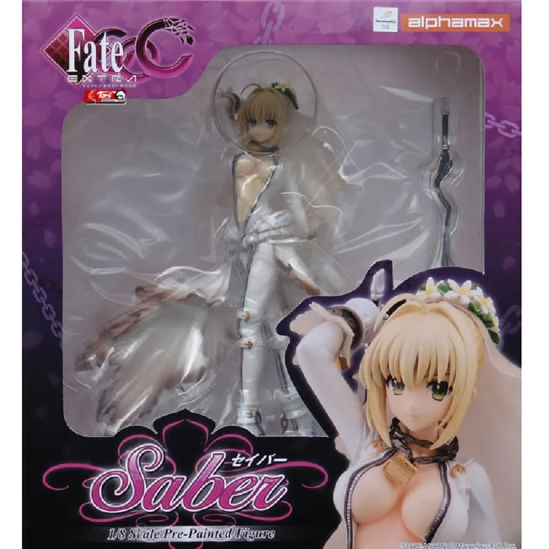 Fate Night Saber платье для свадьбы ПВХ экшн-фигурки игрушки ночная съемка Нерон Клавдий
