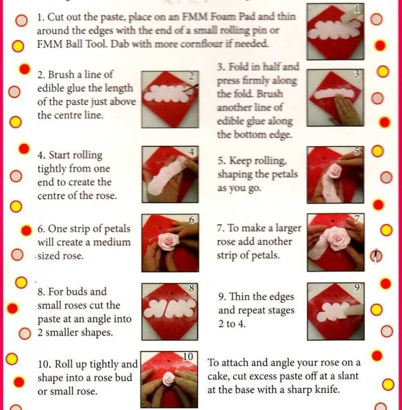 3 шт./компл. форма для торта с розой пластиковая белая роза цветок помадка резак