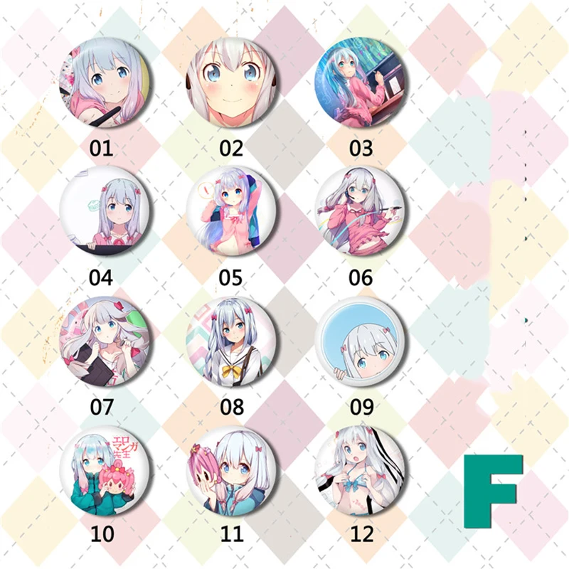 Брошь значок для рюкзака эроманга Sensei Izumi Sagiri брошь джинсов украшение детей