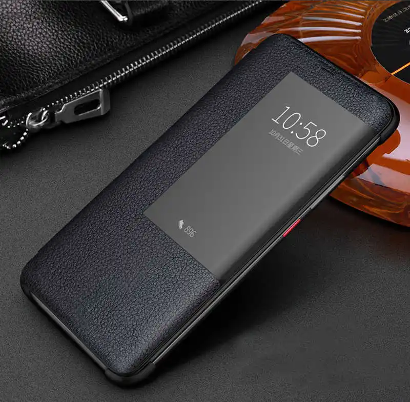 2 Умный чехол MAKEULIKE из натуральной кожи для huawei mate 20 Pro, флип-чехол, Автоматический Режим сна/пробуждения, чехол для телефона huawei mate 20 20Pro - Цвет: 2