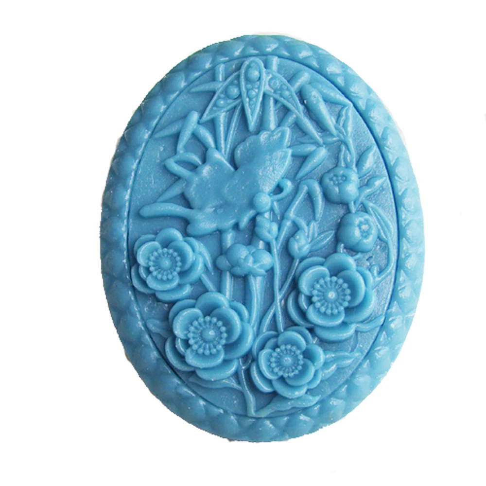 

Flower Butterfly Mold S443 Craft Art Silicone 3D Soap Mold Craft Molds DIY Handmade Candle Molds