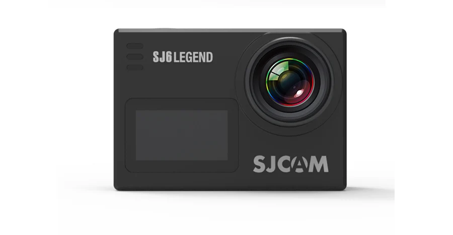 Оригинальная SJCAM SJ6 LEGEND 4K 24fps со сверхвысоким разрешением Ultra HD Notavek 96660 экшн Камера матч с SJ-Gimbal 2 3-осевой стабилизатор портативный монопод с шарнирным замком - Цвет: SJ6 black