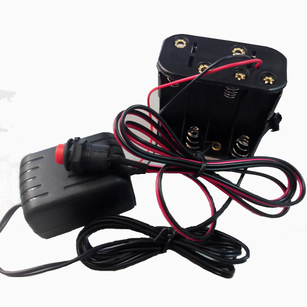 

8 AA Battery case 12V Inverter box Driver for 1m 3m 5m 10m 15m 20m flexible Glow EL Wire tape led neon