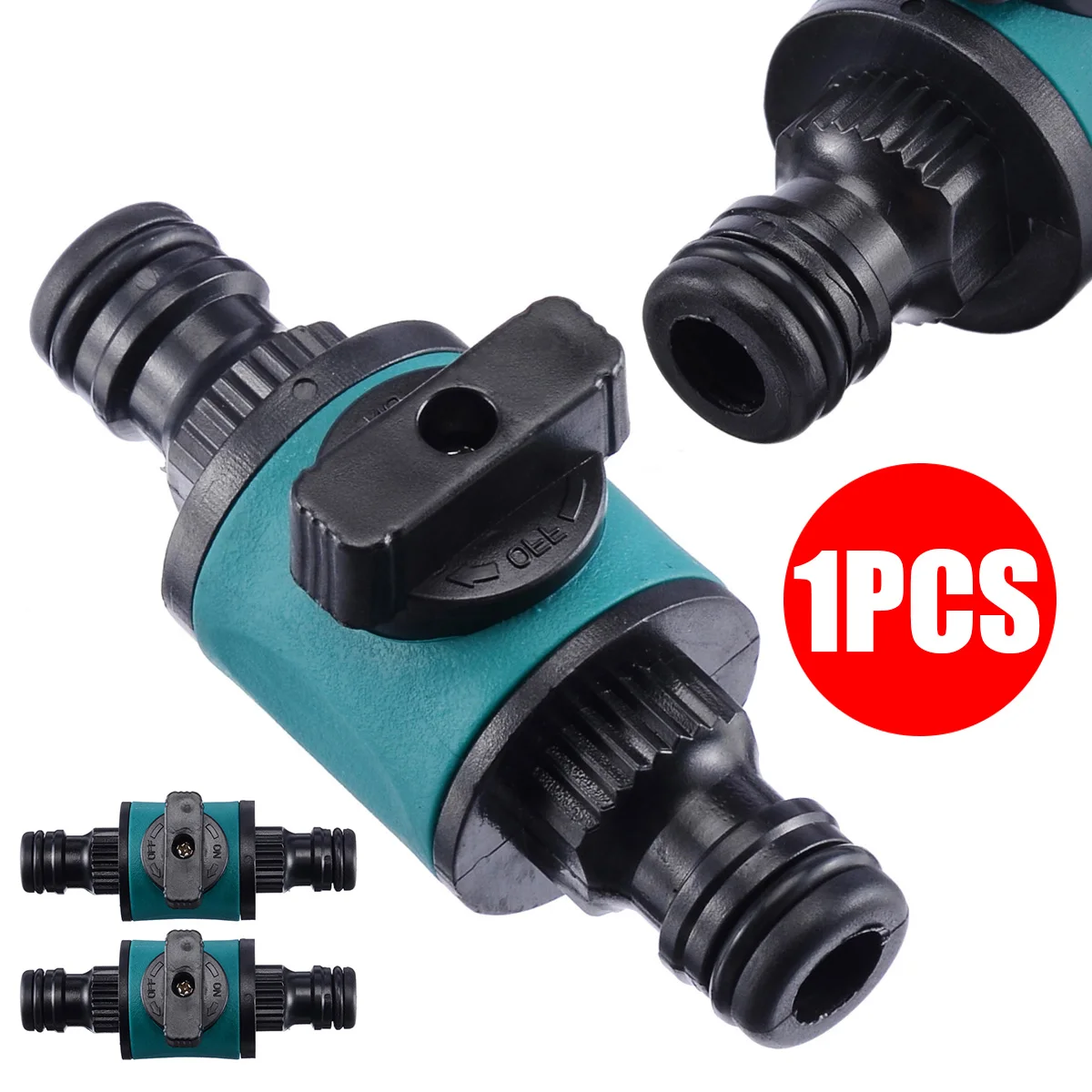 

1/2'' 2-Way Garden Hose Valve Tap Pipe Compatible Connector Valve Fitting Adapter Watering Supplies Tool