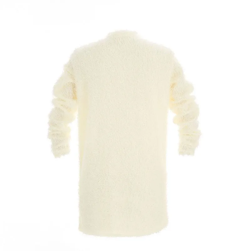 Women Autumn Winter Grey Wool Overcoat Warm Outerwear Pink Fur Coat Turn Down Collar Long Sleeve Cardigan Female Outwear |