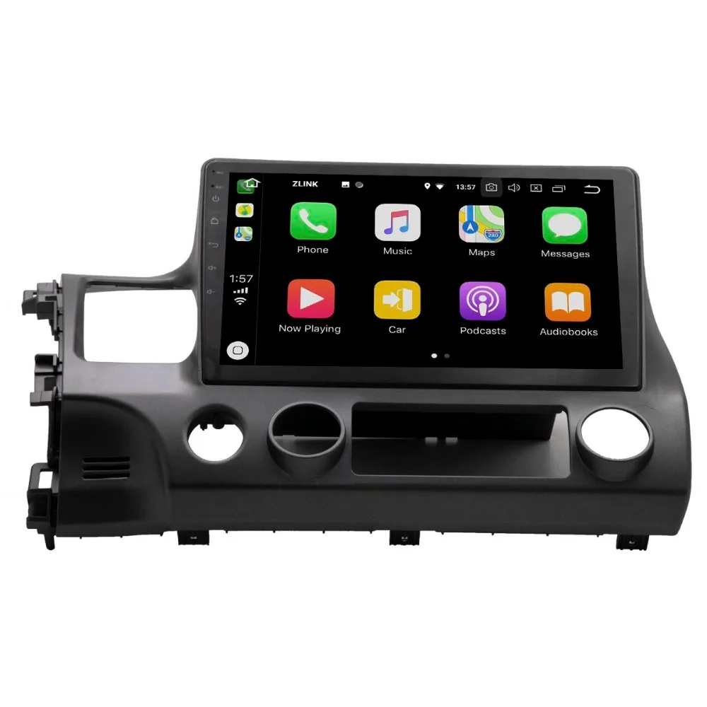 10 &quotAndroid 8 0 Восьмиядерный автомобильный DVD GPS навигация Wifi радио для Honda Civic 2008 2011