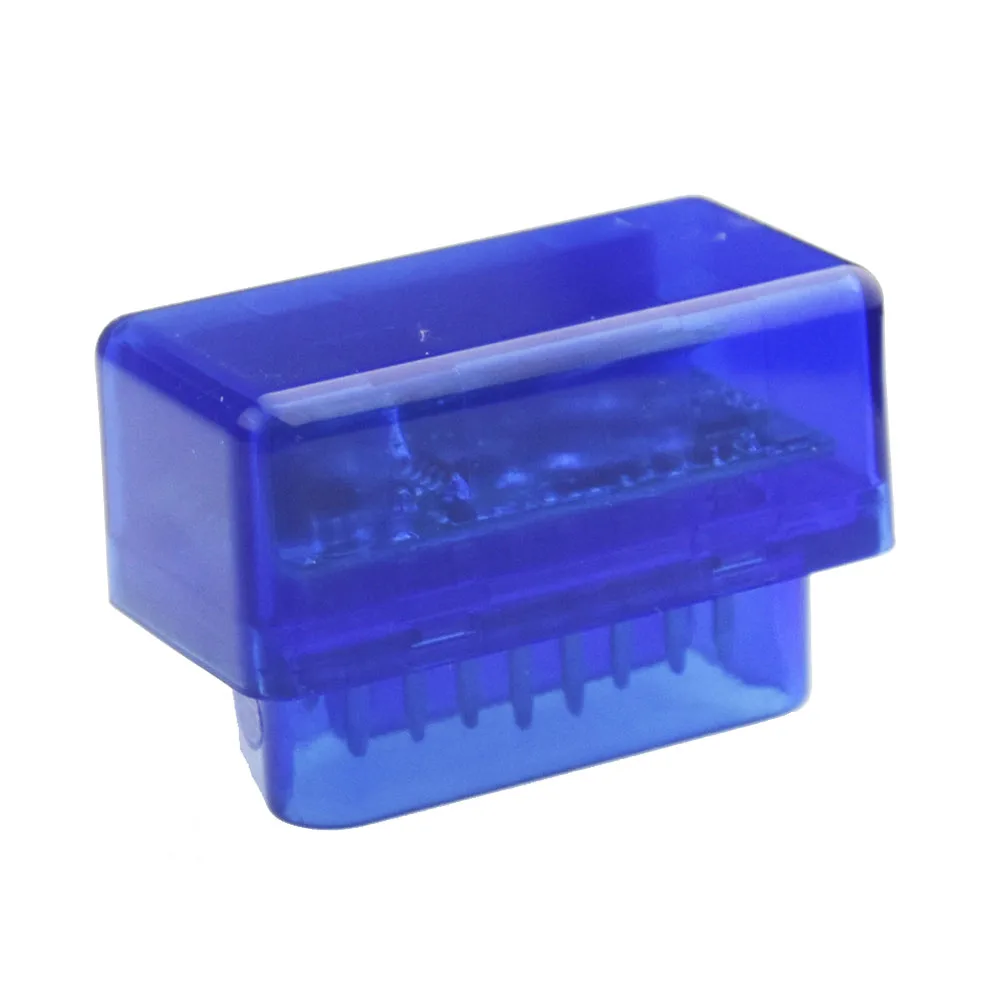 Супер Мини ELM327 V1.5 Bluetooth переключатель питания 16-контактный OBD-сканер работает на