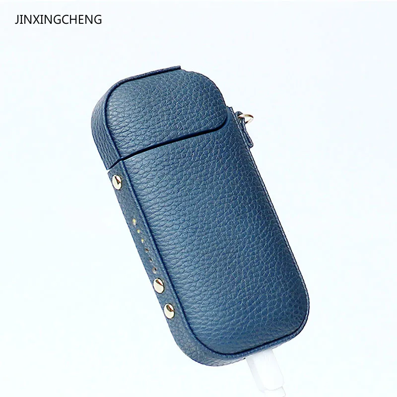 JINXINGCHENG Личи шаблон 6 цветов для Iqos 2,4 плюс Чехол защитный держатель кожаный чехол