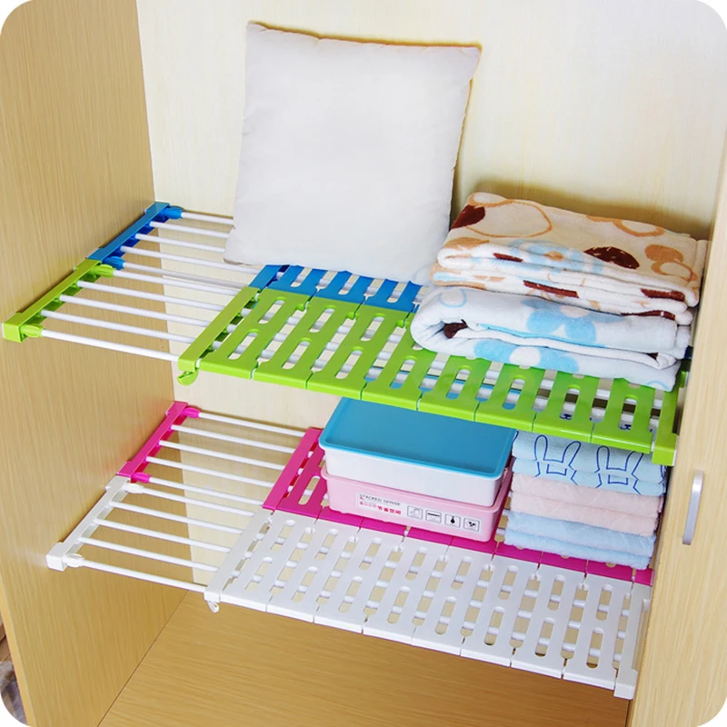 

Портативная стойка для хранения шкафа, кухонные разделители, телескопическая рама для хранения ногтей, 38 см/50 см, стойка для домашнего хране...