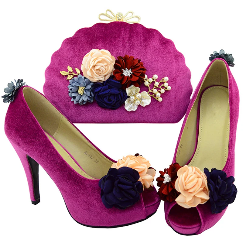 Чирок Цвет итальянская женская обувь и сумки в комплекте африканском стиле