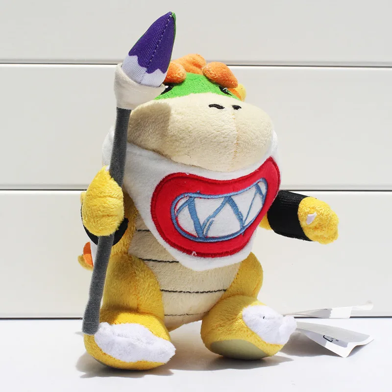 Супер Марио Боузер Koopa JR плюшевая кукла мягкая детская игрушка 17 см Рождественский подарок для детей