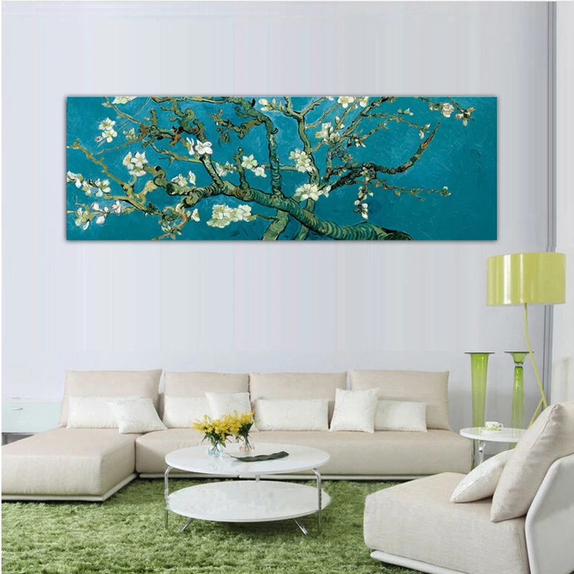 Goede 100% Handgeschilderde Van Gogh Olieverf Hoge Kwaliteit Muur Bloem Foto 'S Voor Woonkamer Art Schilderen DM1803291