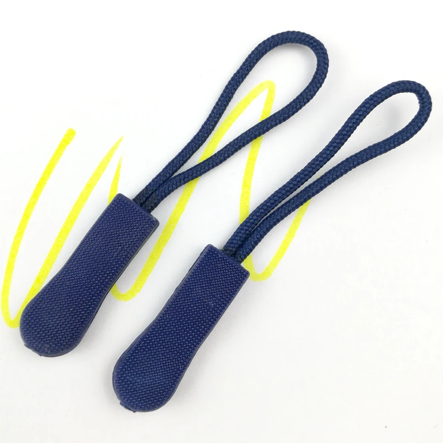 10 шт./лот ПВХ слайдер на молнии чемодан молния скользящая веревка съемной зажим