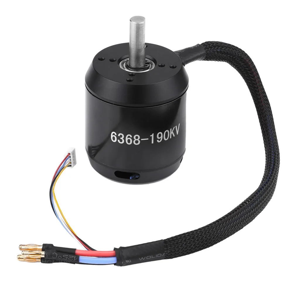 22 48V бесщеточный сенсорный RC Мотор 6368 190KV 6 12S мотор для электрического