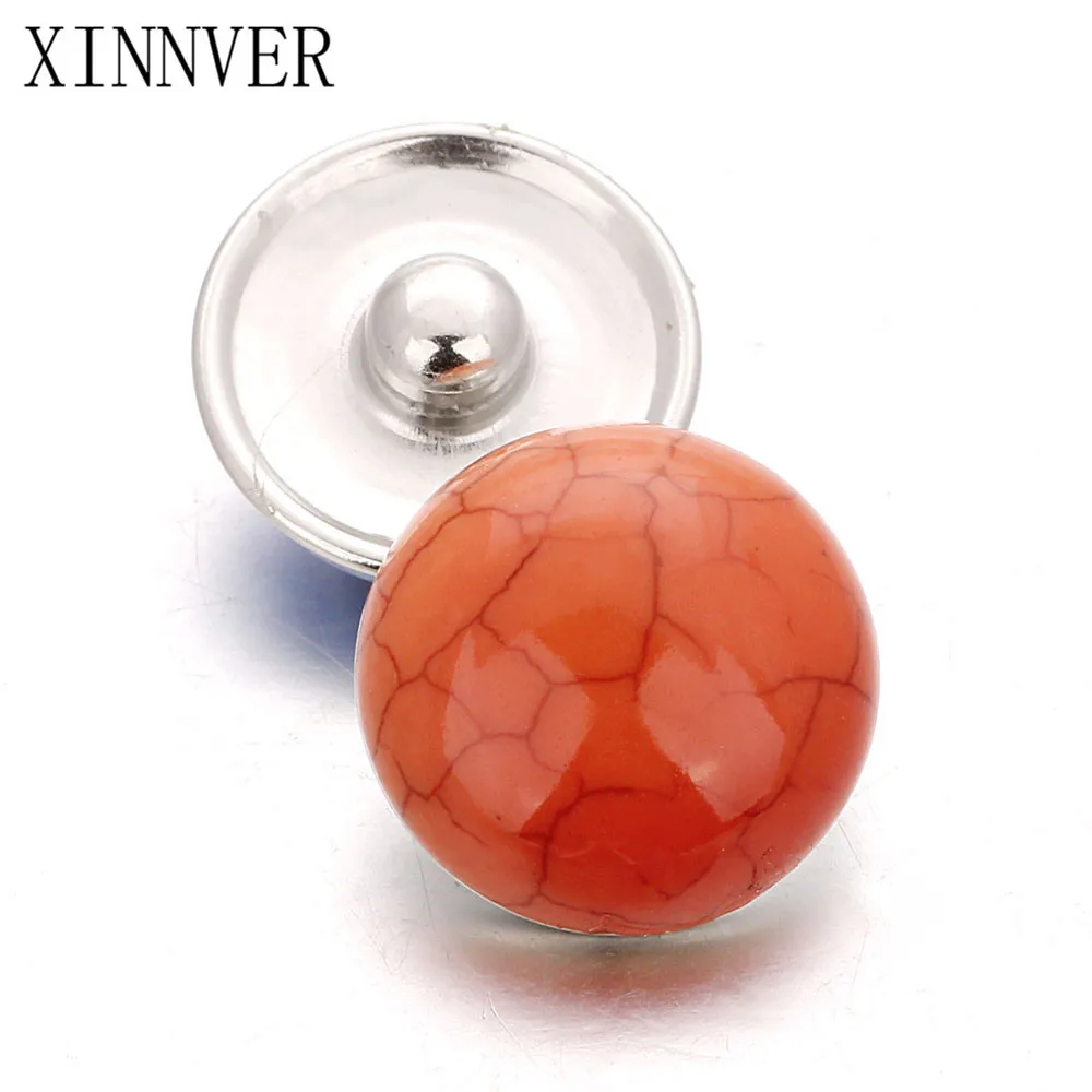 10 шт./лот ювелирное изделие 18 мм камея разные цвета с камнями кнопки для кожаного