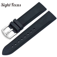 20mm 24mm silicone rubber watchbands for tissot seiko black universal strap wrist belt bracelet sport rubber band reloj hombres
