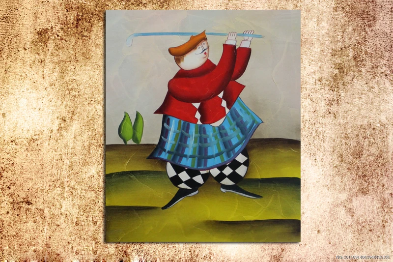 Новый дизайн настенные стикеры ручная роспись абстрактная картина маслом игры в