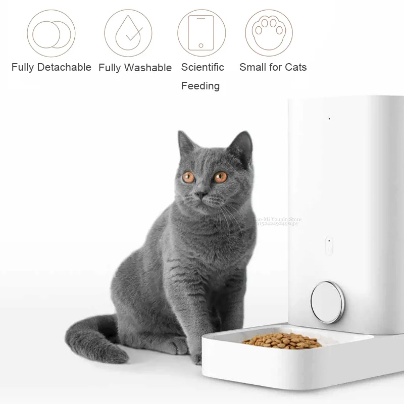 Xiaomi Mijia PETKIT умная кормушка для кошек Автоматическая миска кормушка для кошек никогда не застревает кормушка свежий дозатор корма для домашних животных Cibo Gatto