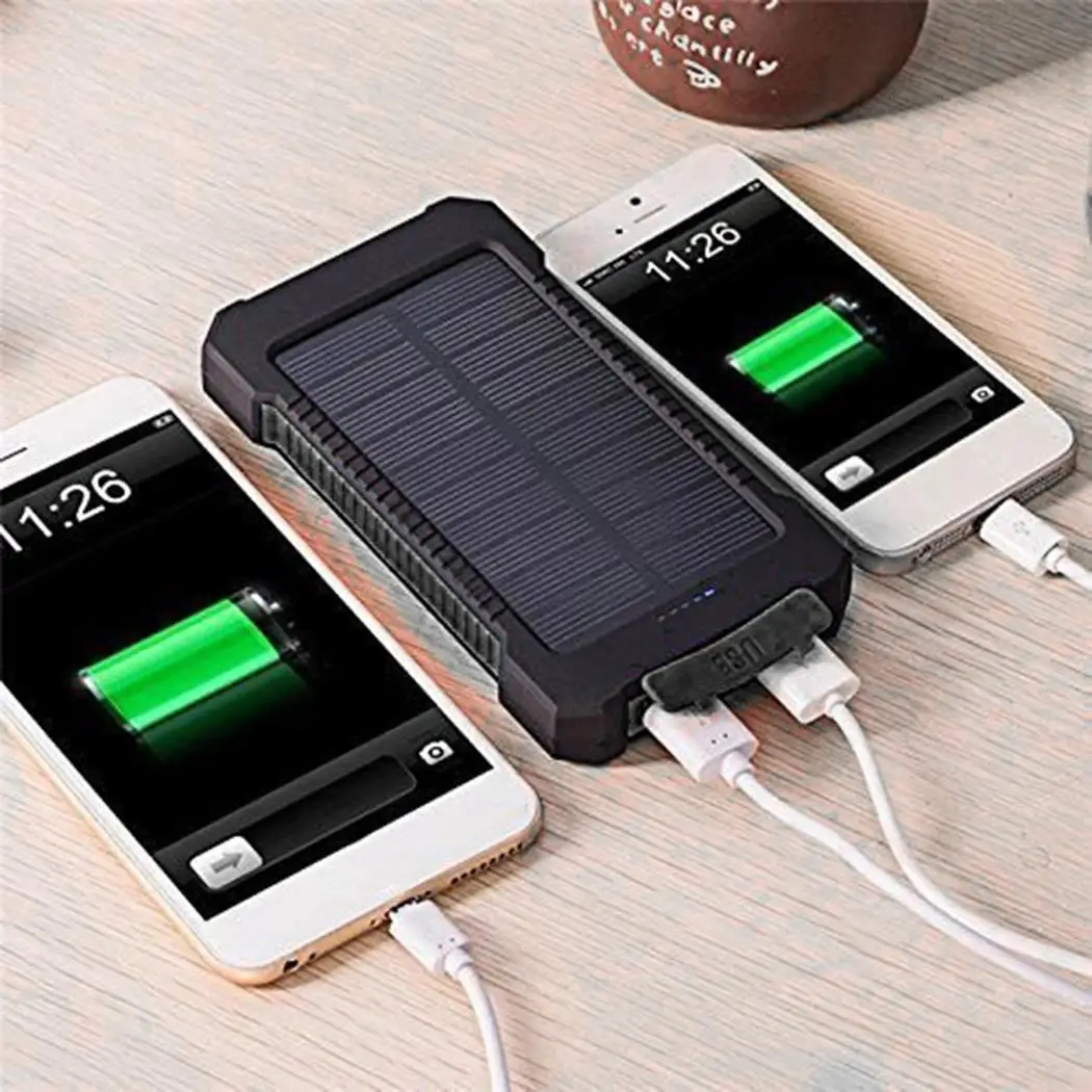 Внешний портативный 5V DC USB power двойной водонепроницаемый 2A 6000mAh 1A 2W 3000mAh банк