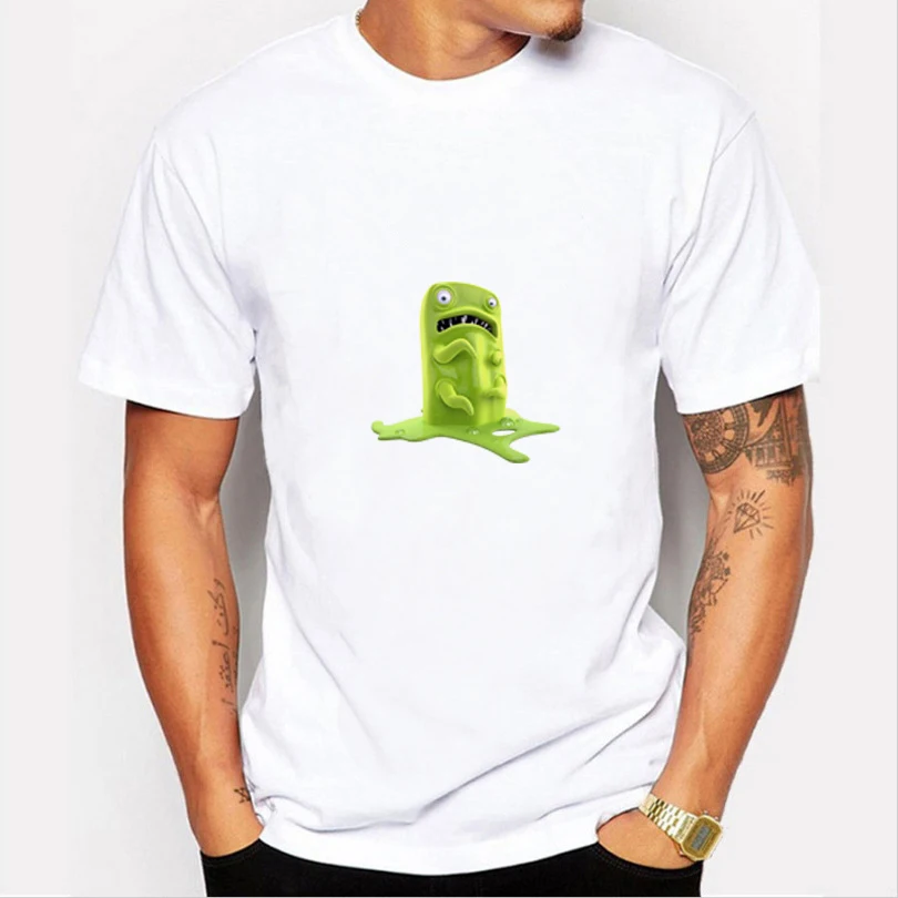 VINCKWTSV New 2017 Fashion t shirt Cartoon Bacteria Streetwear Men O-neck Modal Short Sleeve Novelty t-shirt | Мужская одежда
