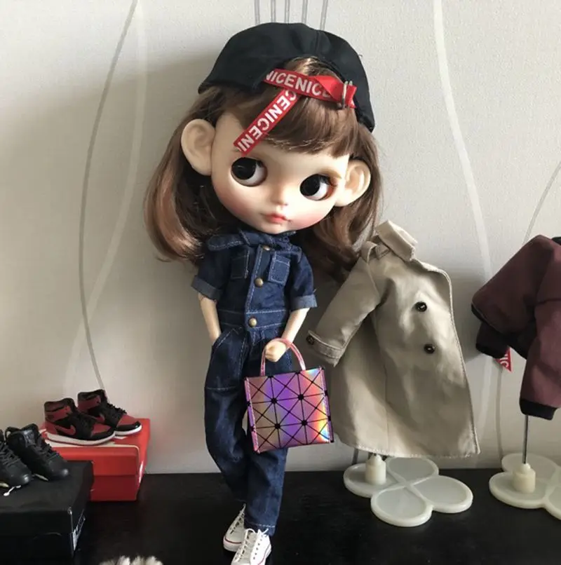 Одежда для кукол Blyth 1 шт. тигровый комбинезон джинсовые брюки blyth azone OB24 1/6