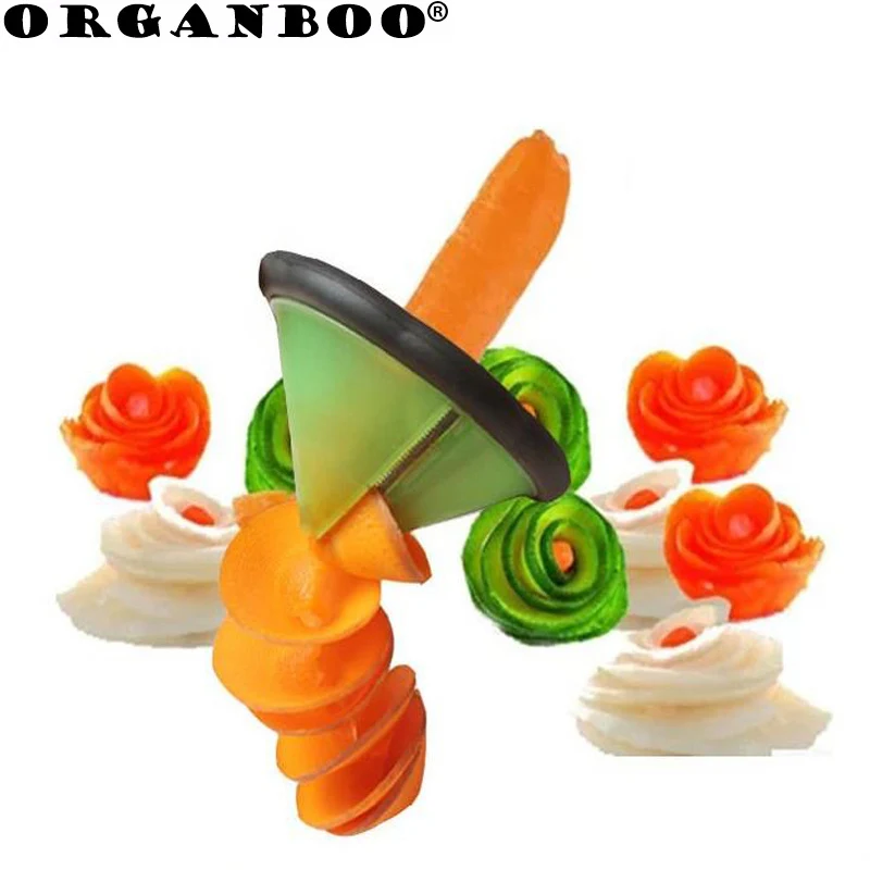 ORGANBOO 1 шт. креативный спиральный резак для картофеля и моркови инструмент резьбы