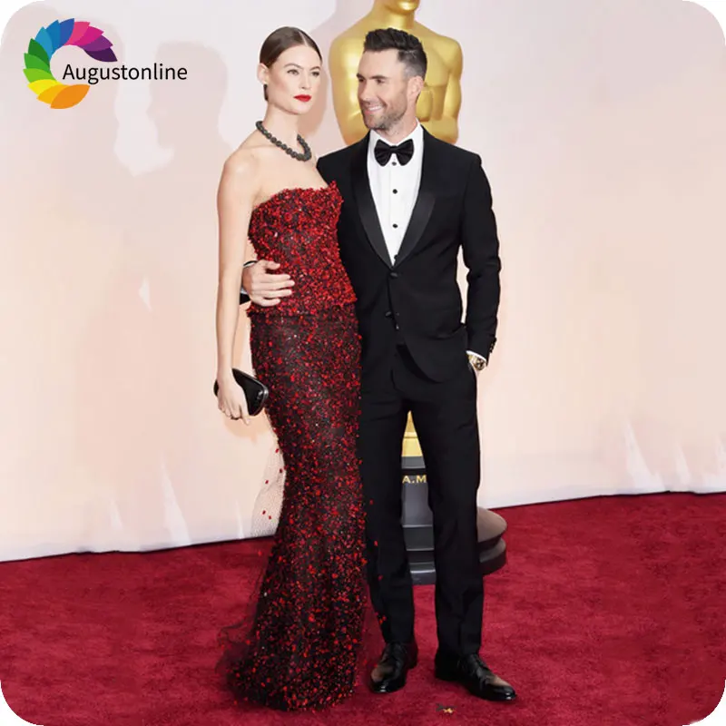 Деловые черные мужские костюмы для церемонии атласные жениха с отложным