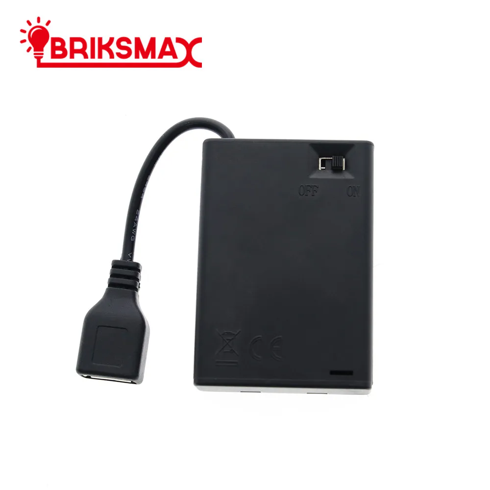 BRIKSMAX батарейный блок и семь портов концентратор небольшой высококачественный сплиттер переключатель для строительного блока модель светодиодный светильник Up Kit
