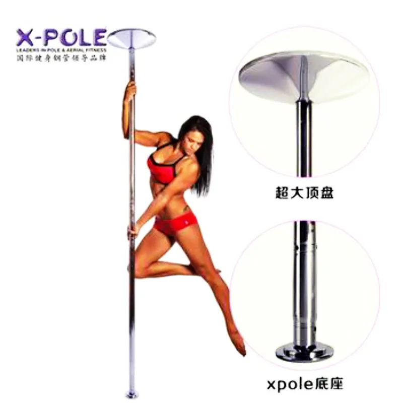 45 мм профессиональный портативный спиннинг для танцев X-Pole Набор для стриптиза упражнения фитнес-клуба вечерние серебряные Спиннинг для танцев