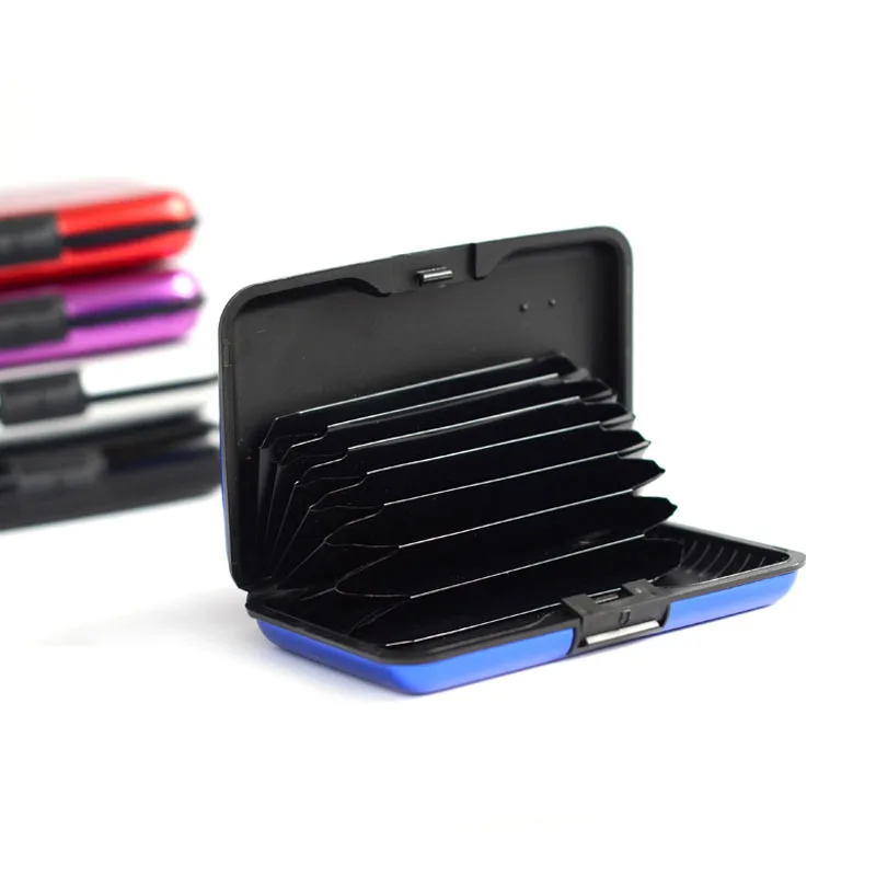 Алюминиевый водонепроницаемый деловой кошелек для кредитных карт мужчин и