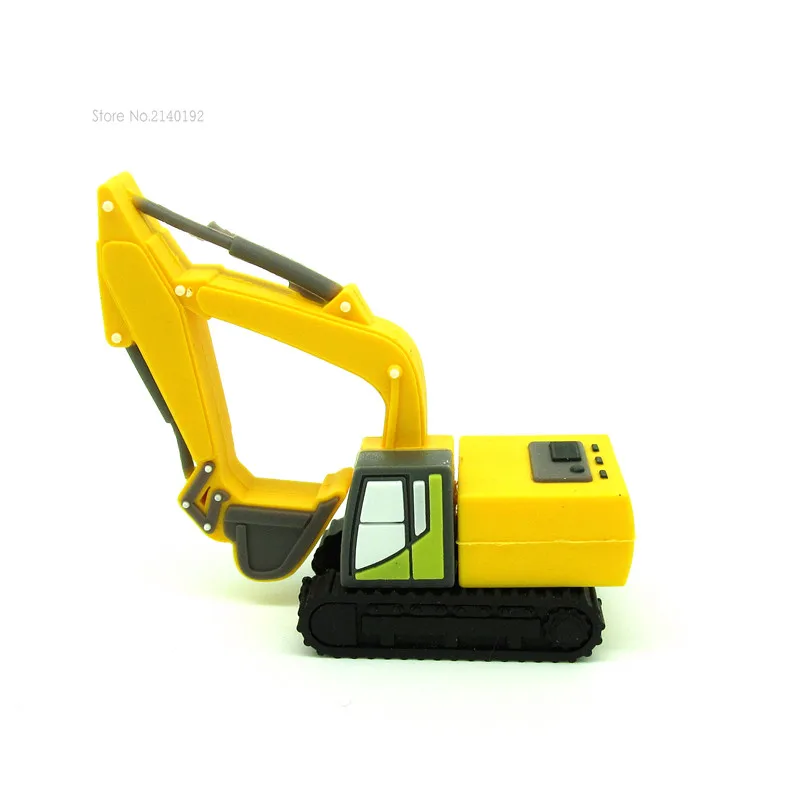 Мультфильм экскаватор USB флеш-накопитель автомобилей 4 ГБ 8 оперативной памяти 16