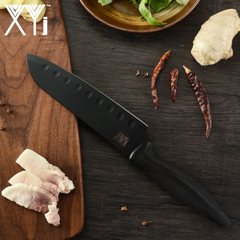 Набор кухонных ножей из нержавеющей стали XYj универсальный резец сантоку с
