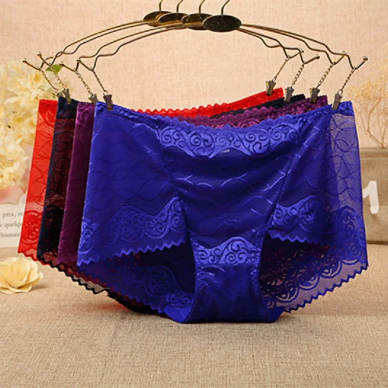 

fashion Large size high-rise one piece lace sexy mesh panties women underwear panties cotton briefs lingerie modis tanga lady